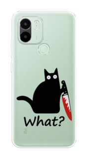 Чехол на Xiaomi Redmi A1+/Redmi A2+ "Котик с ножом" Case Place