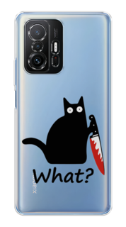 Чехол на Xiaomi Mi A1/5X "Котик с ножом" Case Place