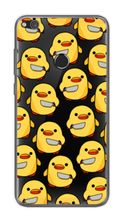 Чехол на Honor 8 Lite/Huawei P8 Lite "Утка с ножом" Case Place