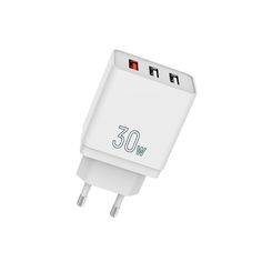 Сетевое зарядное устройство TFN 3xUSB 3 А, белый (TFN-WCRPD25)