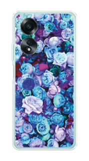 Чехол на Oppo A58 4G "Цветочный ковер" Case Place