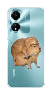Чехол на Honor X5 Plus "Капибара с ножом" Case Place