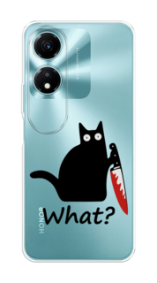 Чехол на Honor X5 Plus "Котик с ножом" Case Place