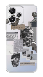 Чехол на Xiaomi Redmi 12 5G/Redmi 12R "Коллаж греческие скульптуры" Case Place