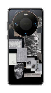 Чехол на Huawei Mate 60 "Коллаж греческие скульптуры" Case Place