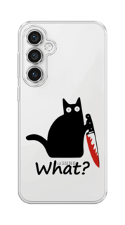 Чехол на Samsung Galaxy S23 FE 5G "Котик с ножом" Case Place