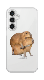 Чехол на Samsung Galaxy S23 FE 5G "Капибара с ножом" Case Place