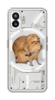 Чехол на Nothing Phone (2) "Капибара с ножом" Case Place
