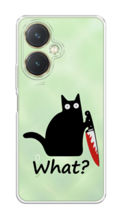 Чехол на Vivo Y27 4G "Котик с ножом" Case Place