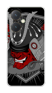 Чехол на Vivo Y27 4G "Красная маска самурая" Case Place