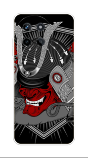 Чехол на Realme 11 4G "Красная маска самурая" Case Place