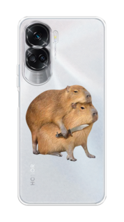 Чехол на Honor 90 Lite "Капибара с ножом" Case Place
