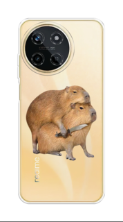 Чехол на Realme 11 4G "Капибара с ножом" Case Place