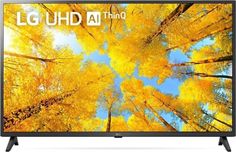 Телевизор LG 43UQ75006LF 43" 4K UHD, черный