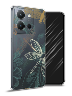Чехол Awog на Vivo Y36 4G "Тени стрекоз"