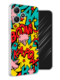 Чехол Awog на Xiaomi Redmi 12 5G "Постер pop art"