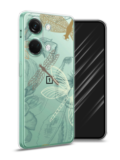Чехол Awog на OnePlus Nord 3 "Тени стрекоз"