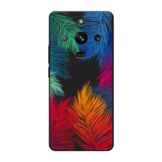 Чехол Awog на Realme 11 "Рамка из перьев"