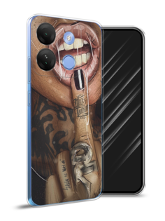 Чехол Awog на Infinix Smart 7 HD "Девушка с татуировками"