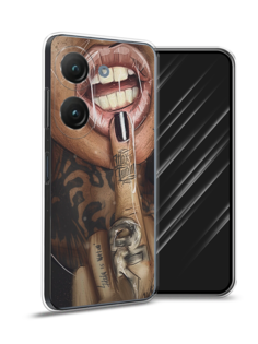 Чехол Awog на Asus ZenFone 9 "Девушка с татуировками"