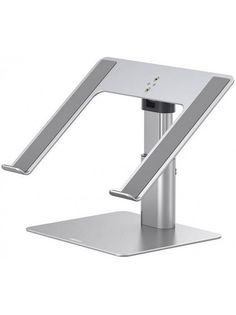 Подставка для ноутбука Baseus Metal Adjustable Laptop Stand (LUJS000012), серебристая