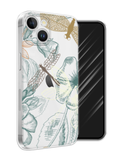 Чехол Awog на Apple iPhone 15 Plus "Тени стрекоз"