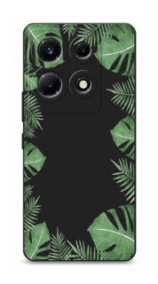 Чехол Awog на Infinix Note 30 VIP "Листья папоротника рамка"