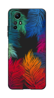 Чехол Awog на Xiaomi Redmi Note 12S "Рамка из перьев"