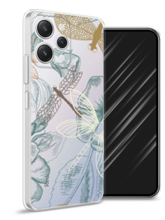 Чехол Awog на Xiaomi Redmi 12 "Тени стрекоз"