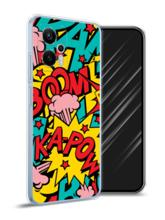 Чехол Awog на Redmi Note 12T Pro "Постер pop art"