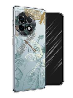 Чехол Awog на OnePlus 11R "Тени стрекоз"