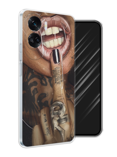 Чехол Awog на Honor 90 Lite "Девушка с татуировками"
