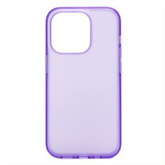 Чехол для iPhone 14 Pro Max пластиковый с силиконовым бортиком №2 <фиолетовый> Promise Mobile
