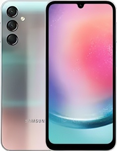 Смартфон Samsung Galaxy A24 SM-A245F 128Gb 6Gb silver 3G 4G 6.4" And13 802.11