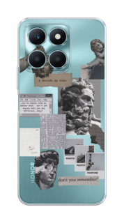 Чехол на Honor X6A "Коллаж греческие скульптуры" Case Place