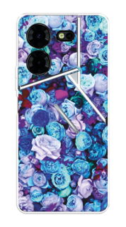 Чехол на Tecno Pova 5 Pro 5G "Цветочный ковер" Case Place