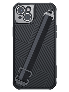 Чехол Nillkin для iPhone 14 Plus с ремешком Black