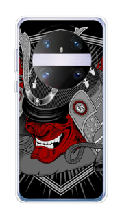 Чехол на Huawei Mate 60 Pro "Красная маска самурая" Case Place