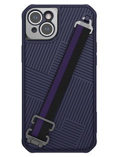 Чехол Nillkin для iPhone 14 Plus с ремешком Purple