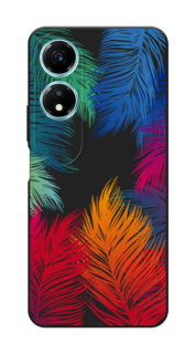 Чехол Awog на Honor X5 Plus "Рамка из перьев"