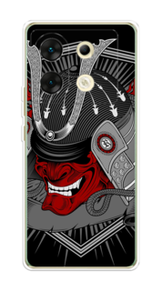 Чехол на Infinix Zero 30 5G "Красная маска самурая" Case Place