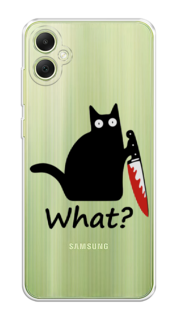 Чехол на Samsung Galaxy A05 "Котик с ножом" Case Place