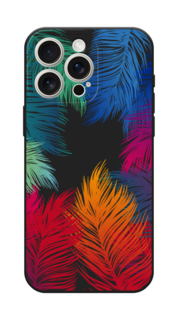 Чехол Awog на Apple iPhone 15 Pro Max "Рамка из перьев"