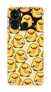 Чехол на Itel P40 "Утка с ножом" Case Place