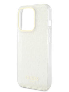 Чехол Guess для iPhone 15 Pro Max Faceted Mirror Disco Hard Gold