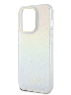 Чехол Guess для iPhone 15 Pro Faceted Mirror Disco Hard Iridescent