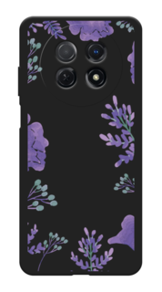 Чехол Awog на Huawei Nova Y91 "Сиреневая цветочная рамка"