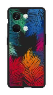 Чехол Awog на OnePlus Nord 3 "Рамка из перьев"
