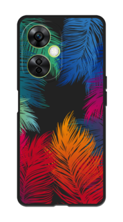 Чехол Awog на OnePlus Nord N30 5G "Рамка из перьев"