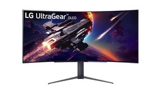 Монитор LG 45GR95QE-B 44,5" OLED WQ, 240Hz, HDMI, DP, USB, Has Pivot, 1000cd Ex Cur чёрный